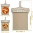 thumbnail image 4 of Non-Stick Pizza Spatula, Sliding Pizza Shovel with Dough Tray, Glide Plate for Home Kitchen Oven Baking, 4 of 5