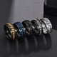 thumbnail image 2 of Genial anillo giratorio de acero inoxidable para hombres, cadena giratoria de alta calidad, anillos giratorios, joyería Punk para mujeres y hombres para regalo de fiesta Tan Jianjun unisex, 2 of 2