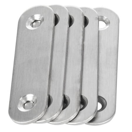 

60mm x 16mm Straight Repair Joining Mending Flat Plate Bracket 5pcs