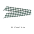 thumbnail image 3 of Gingham Ribbon Bow Decor, Polyester Construction, Woven Checkered Bow Tie For Wreath Chair Vase Gift Box Display Decor, Home Holiday Decor, 3 of 7