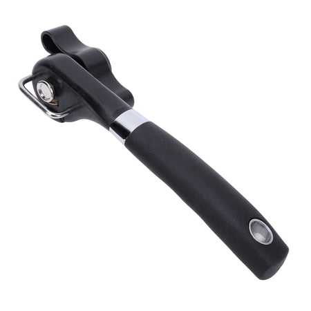 NFTIGB Manual Can Opener Ergonomic Non Slip Handle Slick Edges Heavy Duty Stainless Steel Hand Held Safe Tin Opener Multifunctional Kitchen Tool for Elderly