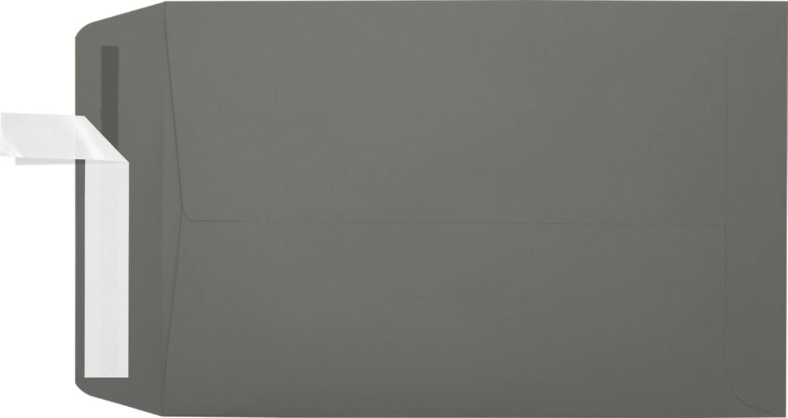 LUXPaper 6 x 9 Open End Envelopes, Smoke, 50/Pack