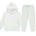 thumbnail image 5 of Boys Sweatsuit Set - 2 Piece Soft Fleece Hoodie Sweatshirt & Cargo Sweatpants, 5 of 5