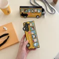 thumbnail image 5 of Funda de teléfono con dibujos animados en 3D de Peanuts, Snoopy y Charlie Brown para Samsung Galaxy Z Fold 6, 5, 5G, 4, 3, funda de silicona suave con cordón, 5 of 5