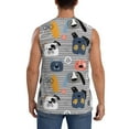 thumbnail image 4 of Balery Dog Men's Sleeveless Muscle Shirts Workout Tank Top, Moisture Wicking, Odor Protection-, 4 of 8