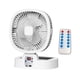 thumbnail image 1 of Ventilador de camping al aire libre con luz LED nocturna, ventilador solar plegable para patios, casa y playa 10000mAh, 1 of 9