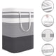thumbnail image 3 of Cesto para ropa sucia plegable de 75 l con asa, cesta de almacenamiento de gran capacidad para ropa y juguetes., 3 of 5