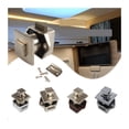 thumbnail image 2 of Pack Of 20 Pieces Camper Push Lock RV Boat Motor Home Cabinet Drawer Latch Button Lock Suitable For RV Furniture Hardware ,Easy Operate, 2 of 6
