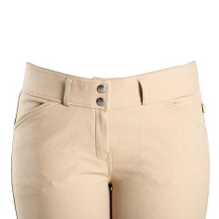 Devon Aire Childs Breech - SZ 26 DEVON AIRE SIGNATURE LADIES WOVEN HORSE RIDING BREECH W/ KNEE PATCH BEIGE