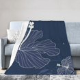 thumbnail image 1 of Petals Abstract Blanket, Fluffy Soft Cozy Blanket Flannel Plush Microfiber Couch Throw, Bedding, 60"x50", 1 of 7