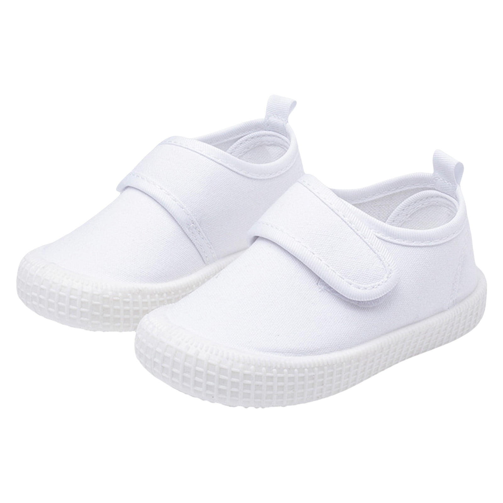 Toddler Girl Shoes Comfortable Soft Soled Flat Casual Shoes Cartoon Canvas Shoes Girls' Sneakers,Size 2 Years-2.5 Years