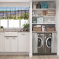 thumbnail image 3 of LALILO Kitchen Curtain Valance Flowers Cover Western Coast Rod Pocket Window Curtain 52"x 18" Set of 2, 3 of 7