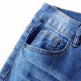 thumbnail image 7 of Coorders no bunderies Denim Trousers for Women,Womens Fashion Comfortable Straight Casual Trousers Pants,Jeans for Women Plus Size Stretch Dark Blue,XXXL, 7 of 7