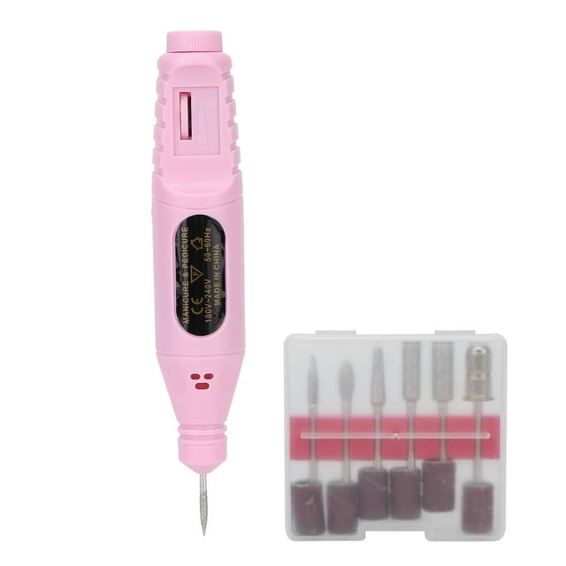 Kit de Perceuse à Ongles, Perceuse à Ongles Électrique USB, Machine à Percer les Ongles Créée Magistralement
