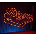 thumbnail image 2 of Glowneon Pizza Slide Neon Sign, Restaurant Pizza Decor Led Light, 2 of 4