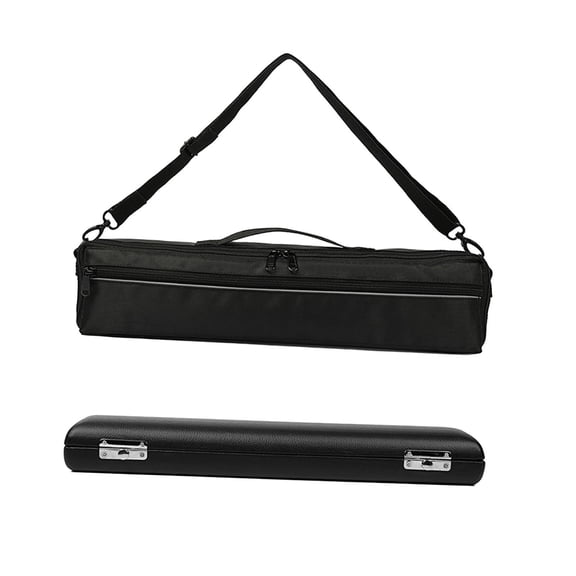 Almencla Flute Case and Carrying Handbag PU Leather Case for 16 Holes Flute