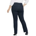 thumbnail image 2 of NYDJ Womens Plus Marilyn Stretch Denim Straight Leg Jeans, 2 of 2