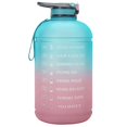 thumbnail image 1 of Botella de agua de 1 galón con marcador de tiempo, botella deportiva de 3,78l sin Bpa con pajita para oficina, gimnasio, Fitness, deportes, Camping y ciclismo, 1 of 2