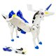 thumbnail image 1 of Robot unicornio de juguete que transforma colisiones con 2 coches magnéticos, 1 of 7