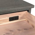 thumbnail image 3 of Intercon 3 Drawer Nightstand in Brushed Pewter, 3 of 4