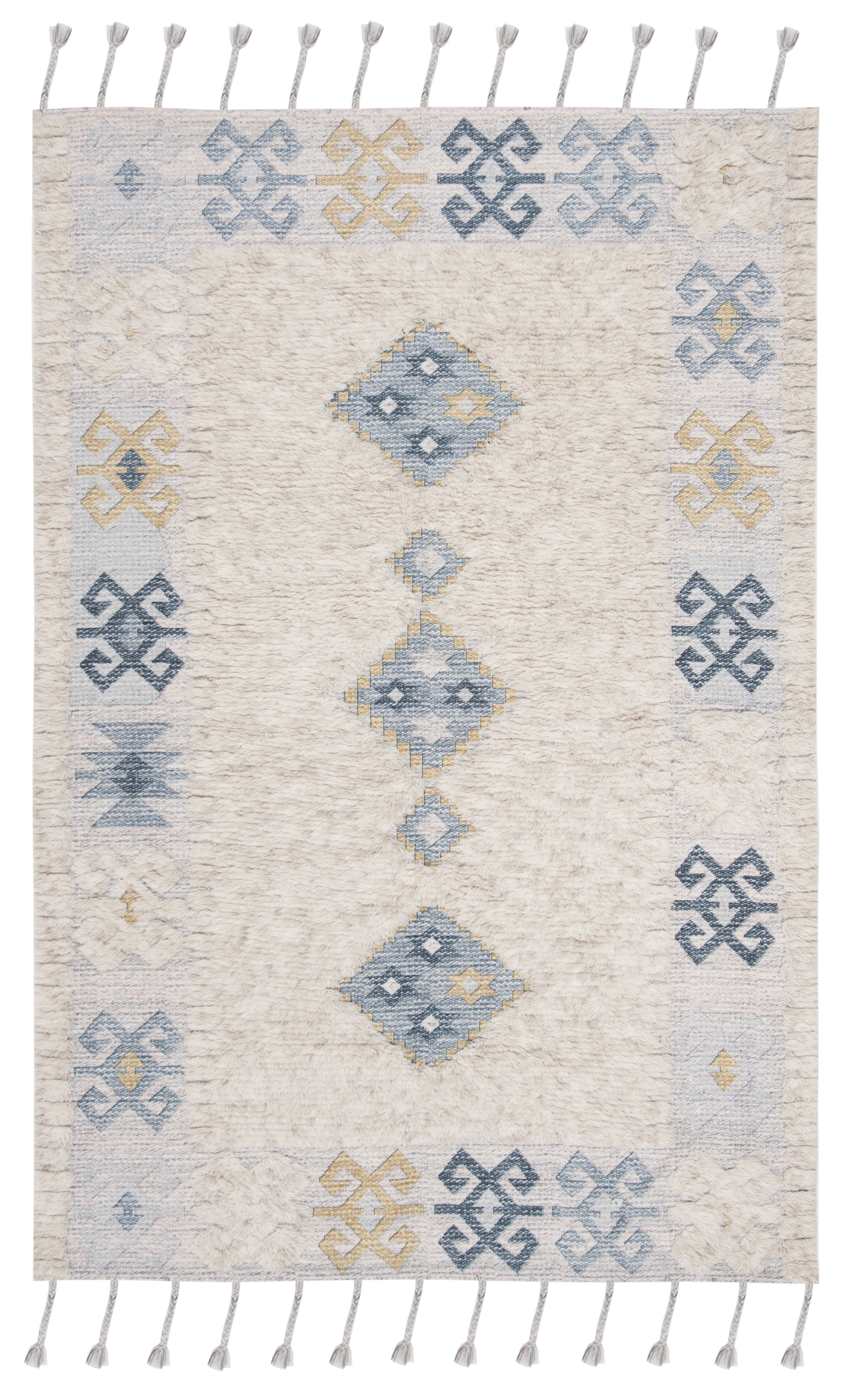 Safavieh  Handmade Saffron Misi Modern Tribal Cotton Rug 4' x 6' 4' x 6' Indoor,Handmade Rectangle