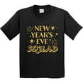 thumbnail image 3 of Inktastic New Year's Eve Squad with Stars in Gold Youth T-Shirt, 3 of 5