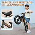 thumbnail image 2 of WLRETMCI Toddler Balance Bicycle for Boys Girls Age 2 to 5 Years 12 inch Kids Balance Bikes for Toddlers Training Birthday Chrismas Gifts, Black, 2 of 8