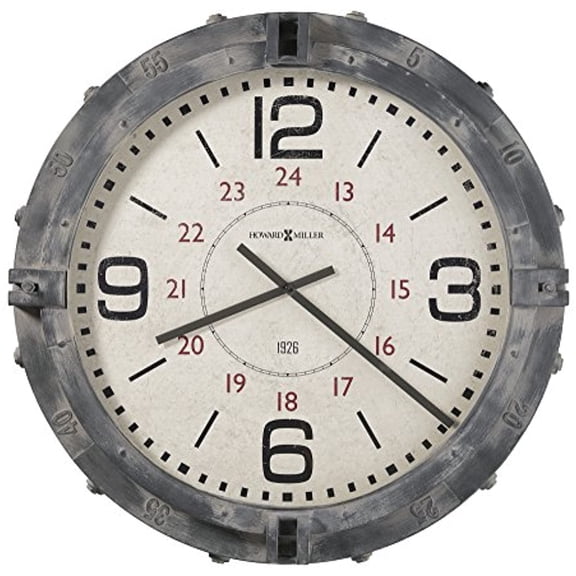 Howard Miller Seven Seas Wall Clock 625-659  31.75 Antique Metal Oversized Gallery with Quartz Movement