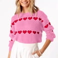 thumbnail image 1 of Hot6sl Pull Mode Femme Ample Imprimé Manches Longues Col Rond Haut, 1 of 3