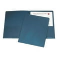 thumbnail image 2 of Skilcraft Double Pocket Portfolio, 3/8" Exp., Letter, 25/BX, Dark Blue - NSN5842489, 2 of 2