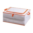 thumbnail image 2 of Clear Storage Organizer Bags, Sweater Storage Bags with Zipper, Foldable Plastic  Storage Bags for Clothes, Blankets. Waterproof, Transparent,, 2 of 8