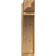 thumbnail image 2 of Ekena Millwork 8"W x 24"D x 32"H Thorton Rough Sawn Craftsman Outlooker, Western Red Cedar, 2 of 4
