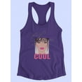 thumbnail image 3 of Glamour Cool Girl Art Racerback Tank Women -Image by Shutterstock, Female x-Small, 3 of 4