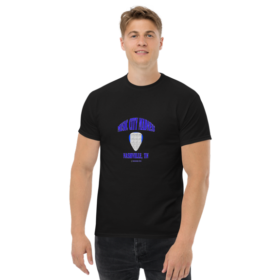 Nashville - Music City Madness - Unisex classic tee (Black, S)