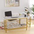 thumbnail image 3 of Tribesigns Modern L-Shape Desk, Corner Computer Desk with Large Working Space and CPU Stand, 3 of 5