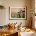 thumbnail image 3 of Sunset Over Half Dome - California Photography Oak Framed Wall Art Print 12 x 18 inches, 3 of 6