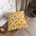 thumbnail image 5 of KLL Bee Wasp Decorative Throw Pillow Covers Velvet Soft for Couch Sofa Bedroom Living Room Outdoor (No pillow core)- 20"x20", 5 of 5