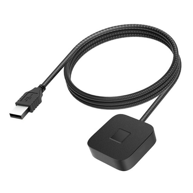 USB Fingerprint Reader for PC Laptop Desktop, 360 Touch Fast Biometric Scanner Dongle with 10 11 Hello Support and Encrypted File Login