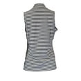 thumbnail image 2 of Grey State Women's Sleeveless Turtleneck Piper Top, Marine/ White Combo, X-Large, 2 of 2
