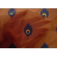 thumbnail image 4 of oneOone Cotton Silk Fabric Peacock Feather Ikat Decor Fabric Printed BTY 42 Inch Wide, 4 of 4
