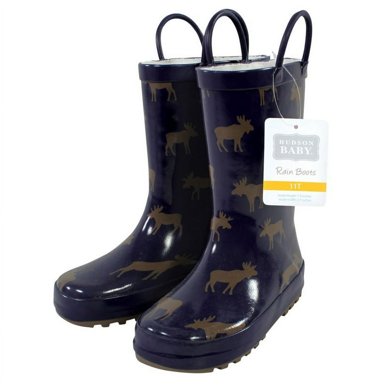 Hudson Baby Rain Boots, Moose, Toddler