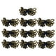 thumbnail image 3 of Conjunto de 10 botones de rana china, accesorios de zapatos para manualidades Negro, 3 of 8