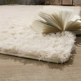 thumbnail image 5 of Paco Home Shag Rug Super Light & Cozy in Cream - 2'8" x 4'11" (3'x5'), 5 of 5