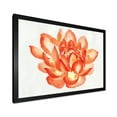 thumbnail image 2 of Designart 'Ancient Detail of A Orange Lotus' Traditional Framed Art Print, 2 of 4