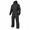 Black-Large, variant on Black Large Unisex One-Piece Waterproof Warm Winter Snow Suit for Outdoor Snowsports