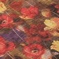 thumbnail image 5 of HomeRoots 597058 5 x 8 ft. Gold Red & Brown Floral Washable Indoor & Outdoor Rectangle Area Rug, 5 of 5