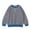Blue, variant on GYRATEDREAM Girls Striped Crewneck Sweatshirt Kids Cotton Long Sleeve Oversized Fashion Pullover Tops Children Fall Winter Clothes Black for 6-14Y