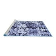 thumbnail image 2 of Ahgly Company Machine Washable Indoor Rectangle Abstract Blue Modern Area Rugs, 7' x 9', 2 of 4