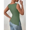 thumbnail image 7 of PRETTYGARDEN Womens Ruched Tank Tops Summer Sleeveless Slim Fit T Shirts Blouses Going Out Y2K Fashion Clothes, 7 of 7