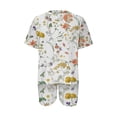 thumbnail image 5 of Ensembles Courts Femmes 2 Pcs Tenues Vacances Mode Col Rond Manches Courtes Imprimé Décontracté Haut et Shorts Ensemble Deux Pièces pour Femmes Sortie en Liquidation, 5 of 5